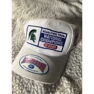 Michigan State Spartans NCAA Final Four Champions Hat Mens OSFM White SPL